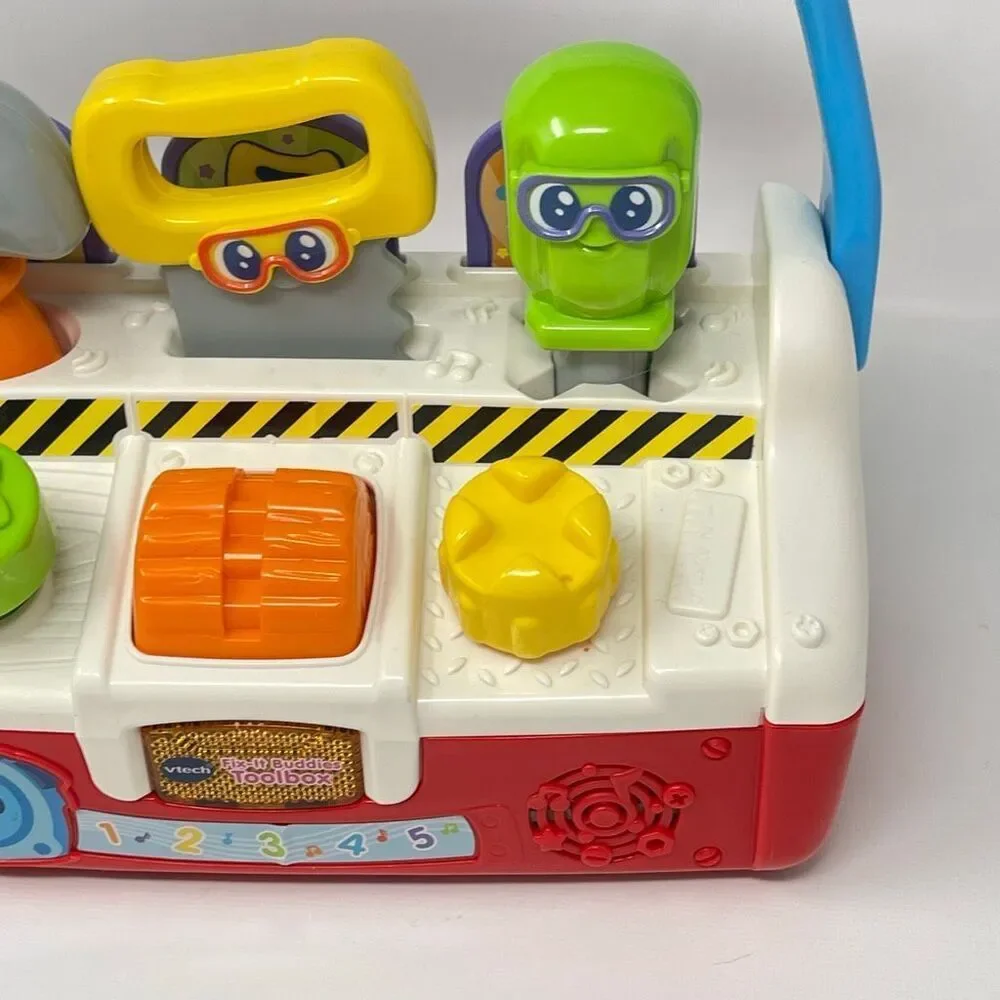 VTech Fix It Buddies Toolbox Toddler Colors Numbers Learning Toy Dexterity Sound